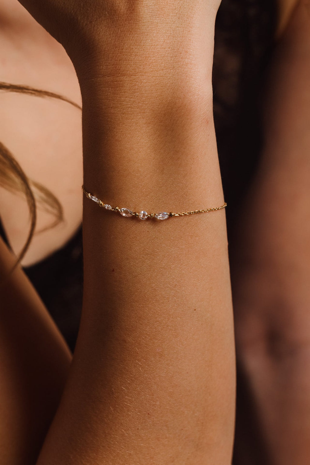 Bracelet Riviera - Or 750‰ - Diamant blanc
