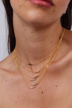 Théa Short Necklace - Ruby
