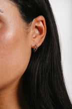 Théa Creole Earrings - Sapphire