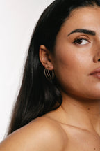 Triple Creole Hoops - Shimmering