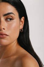 Small Triple Hoops - Sparkling