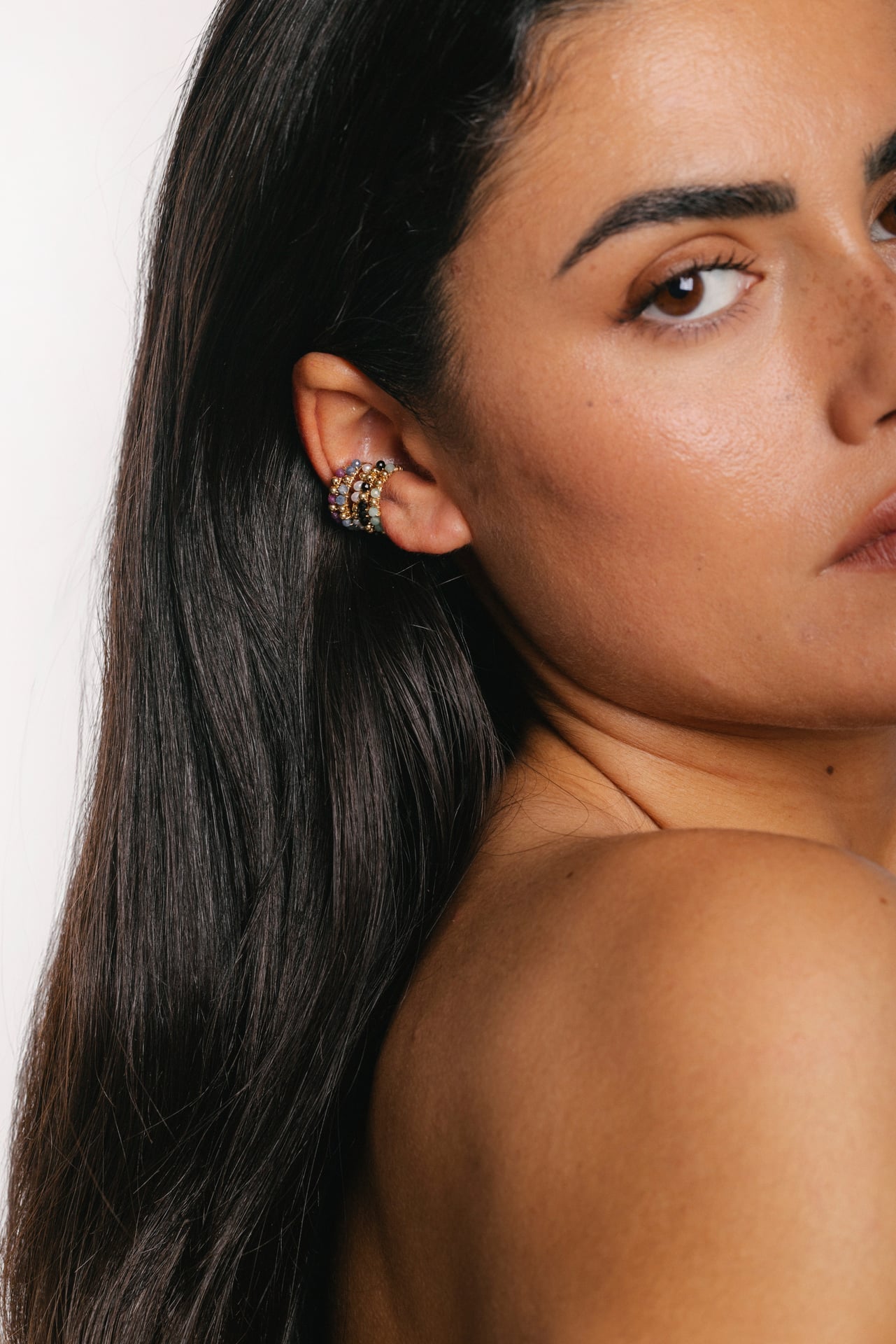 Frida Faux Piercing - Sapphire