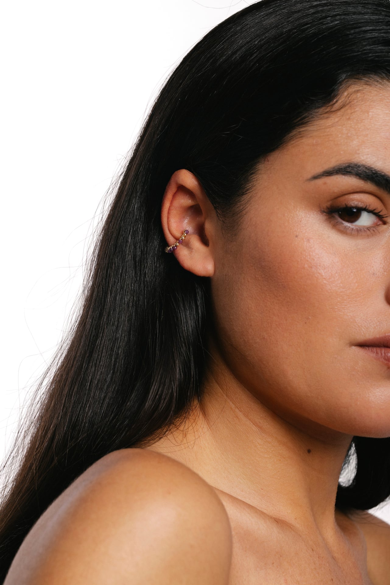 Fake Frida piercing - Ruby