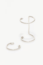 Essential duo fake piercing - Silver