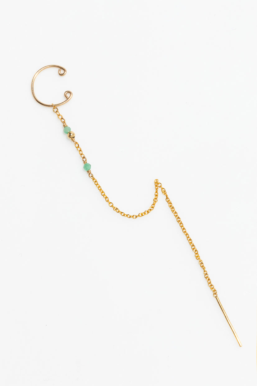 Céleste chain ear cuff