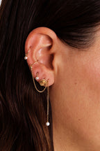 Tara Piercing – 750‰ Gold – Cultured Pearl