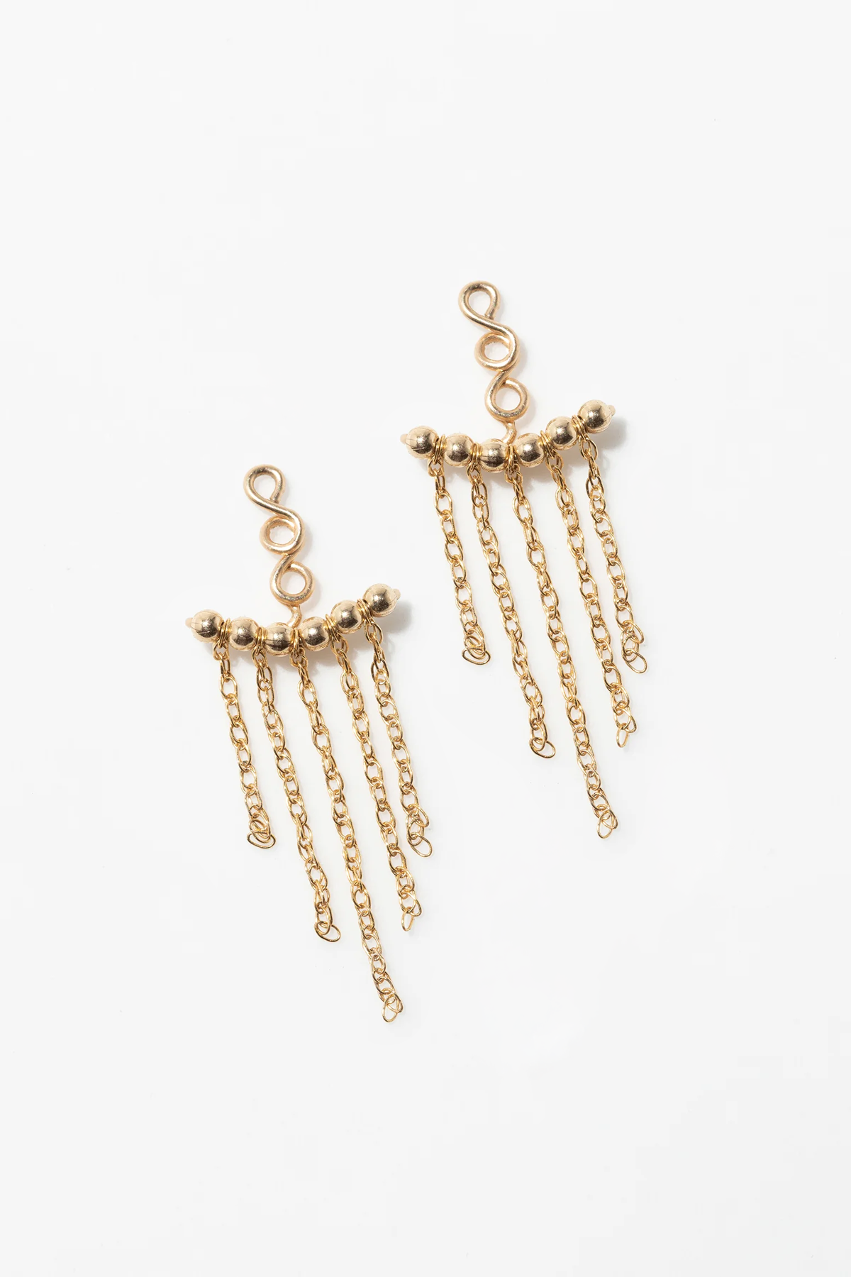 Fringe Chain Earring Back
