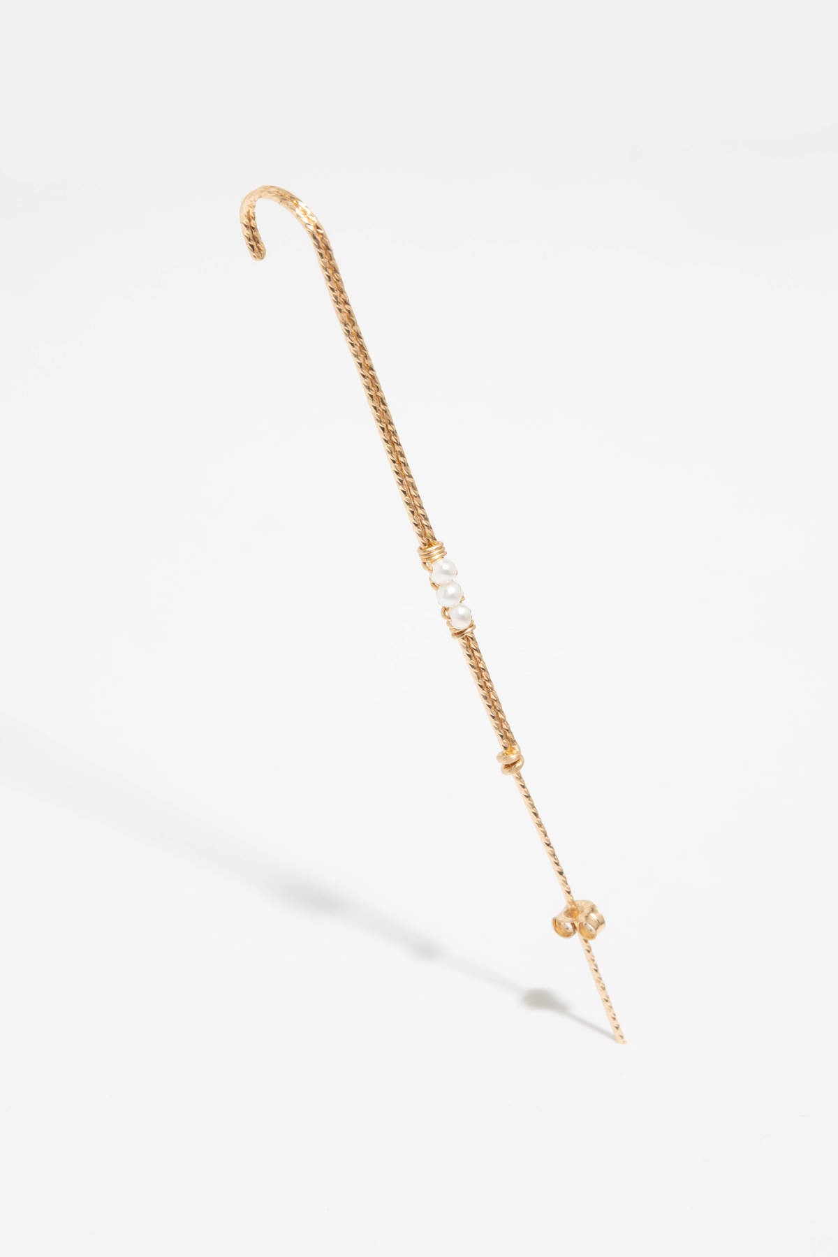 Through-earring - Cultured Pearl
