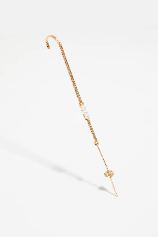 Through-earring - Cultured Pearl
