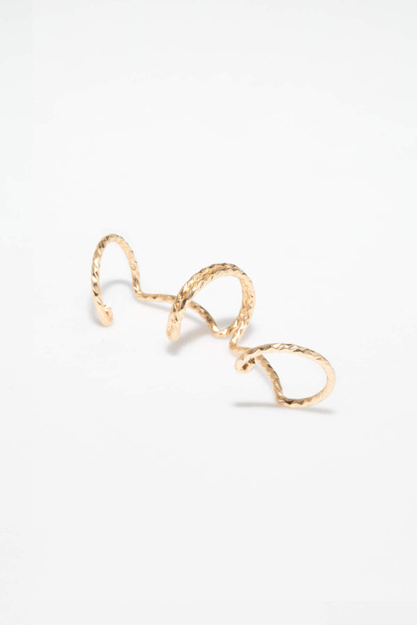Triple helix faux piercing - Eclat