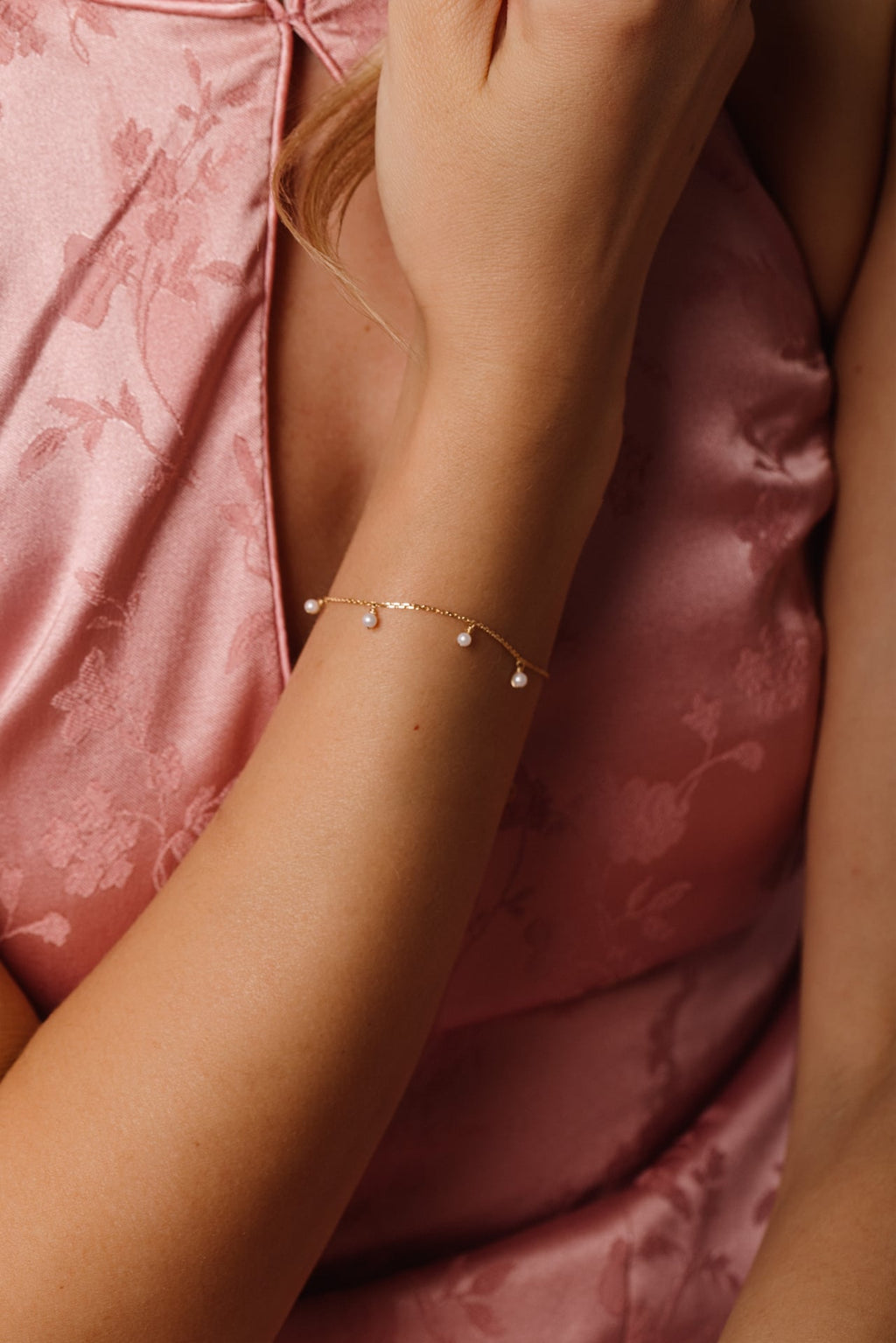 Sofia Bracelet - 750‰ Gold - Cultured pearl