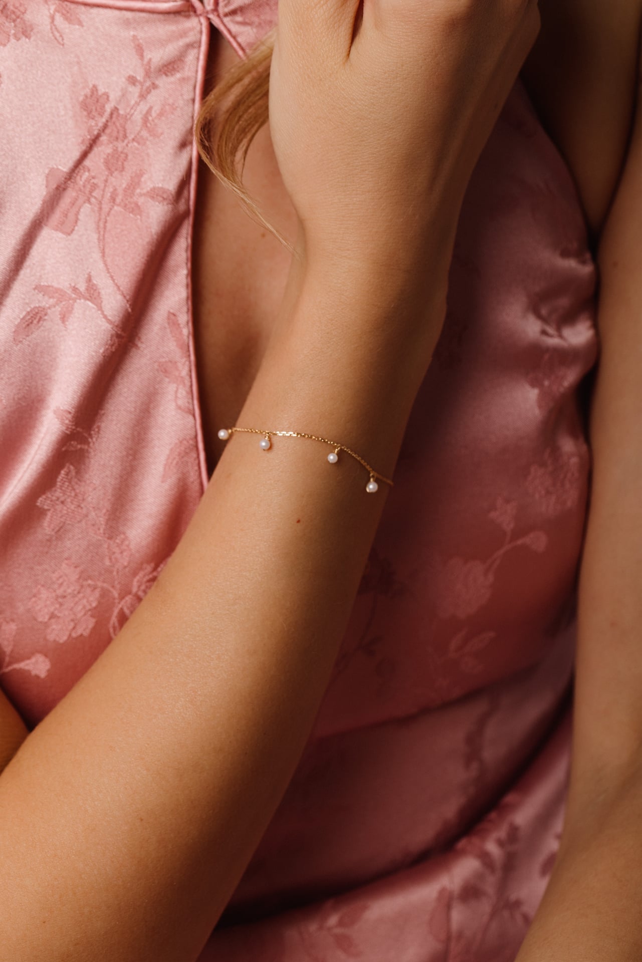 Sofia Bracelet - 750‰ Gold - Cultured pearl
