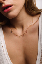 Sofia Necklace – 750‰ Gold – Multicolored Sapphire
