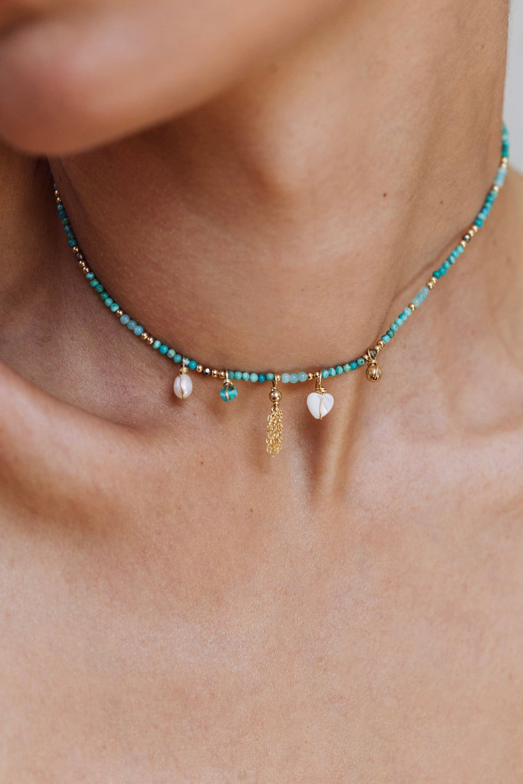 Stella Pendant - Turquoise