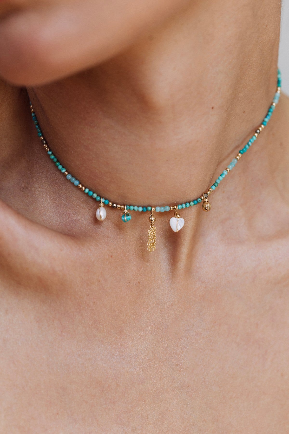 Stella Pendant - Turquoise