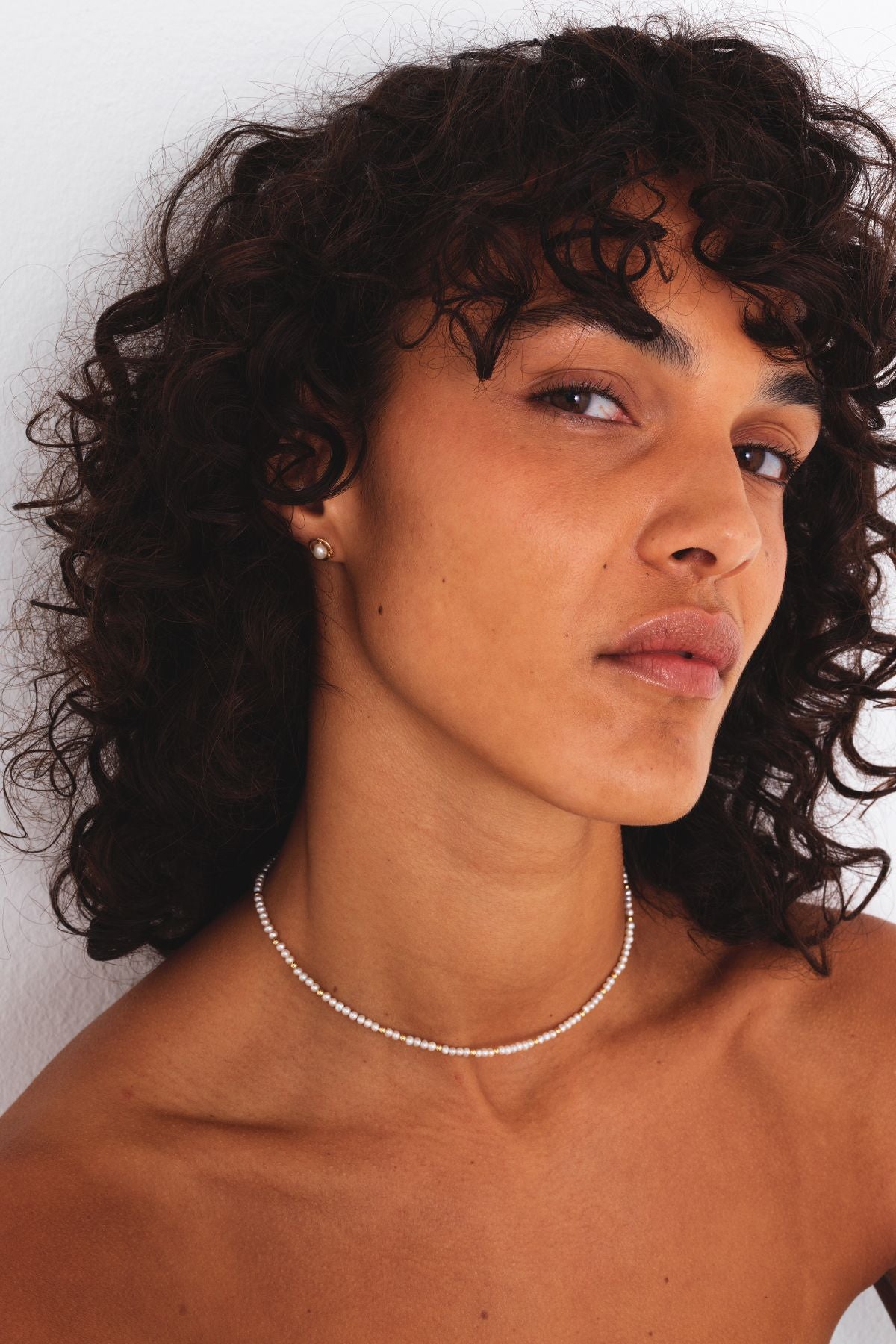 Iris Studs – 750‰ Gold – Cultured Pearl