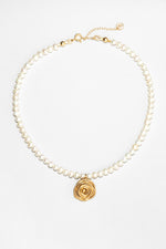 Rosa Necklace - Cultured Pearl Gold