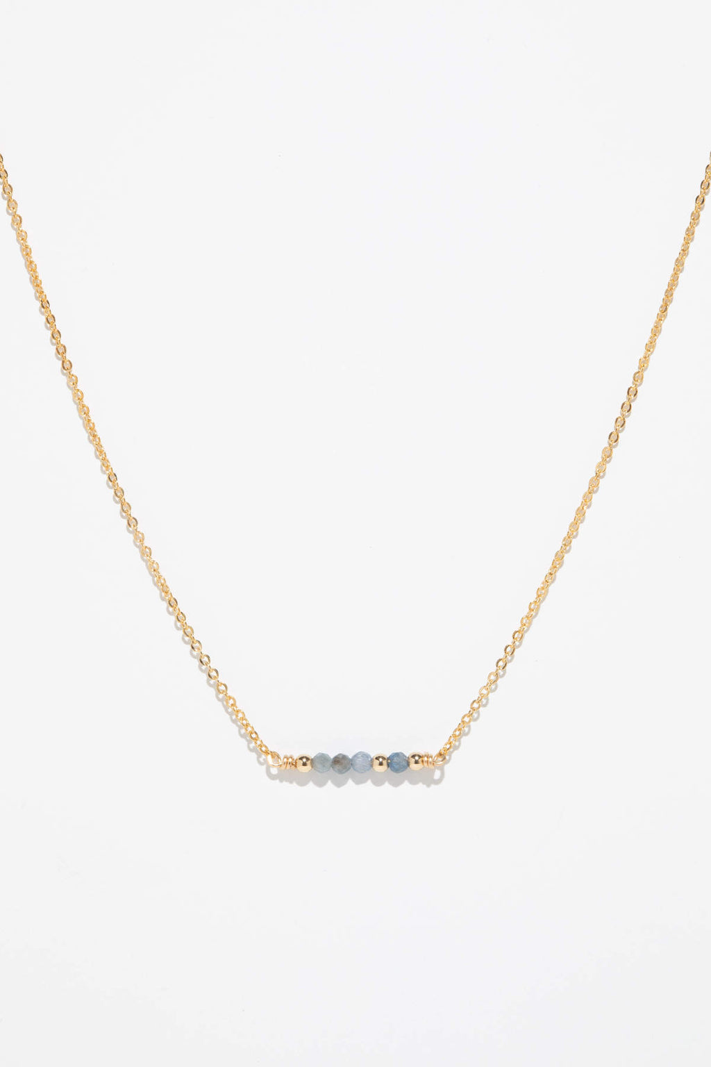 Théa short necklace - Sapphire