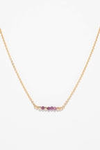 Théa Short Necklace - Ruby