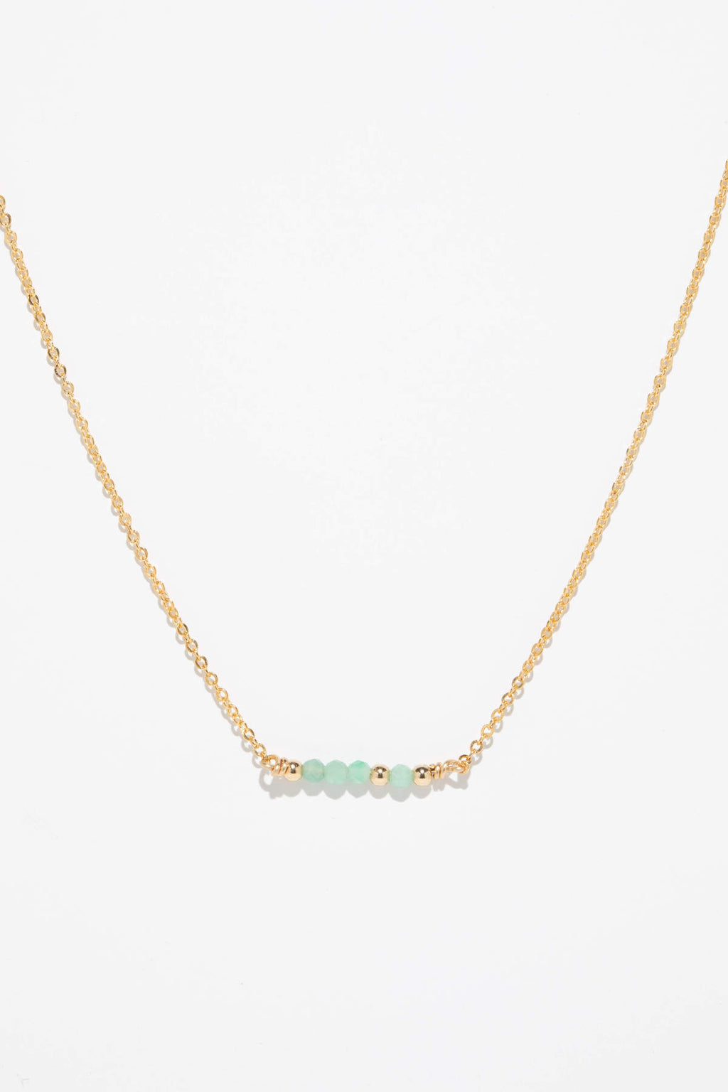 Thea Short Necklace - Emerald