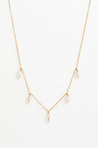 Embracing necklace - Cultured pearls