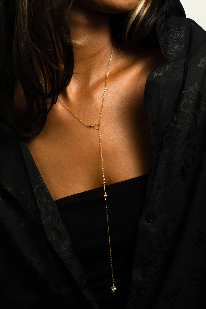 Maia Adjustable Necklace - Gold