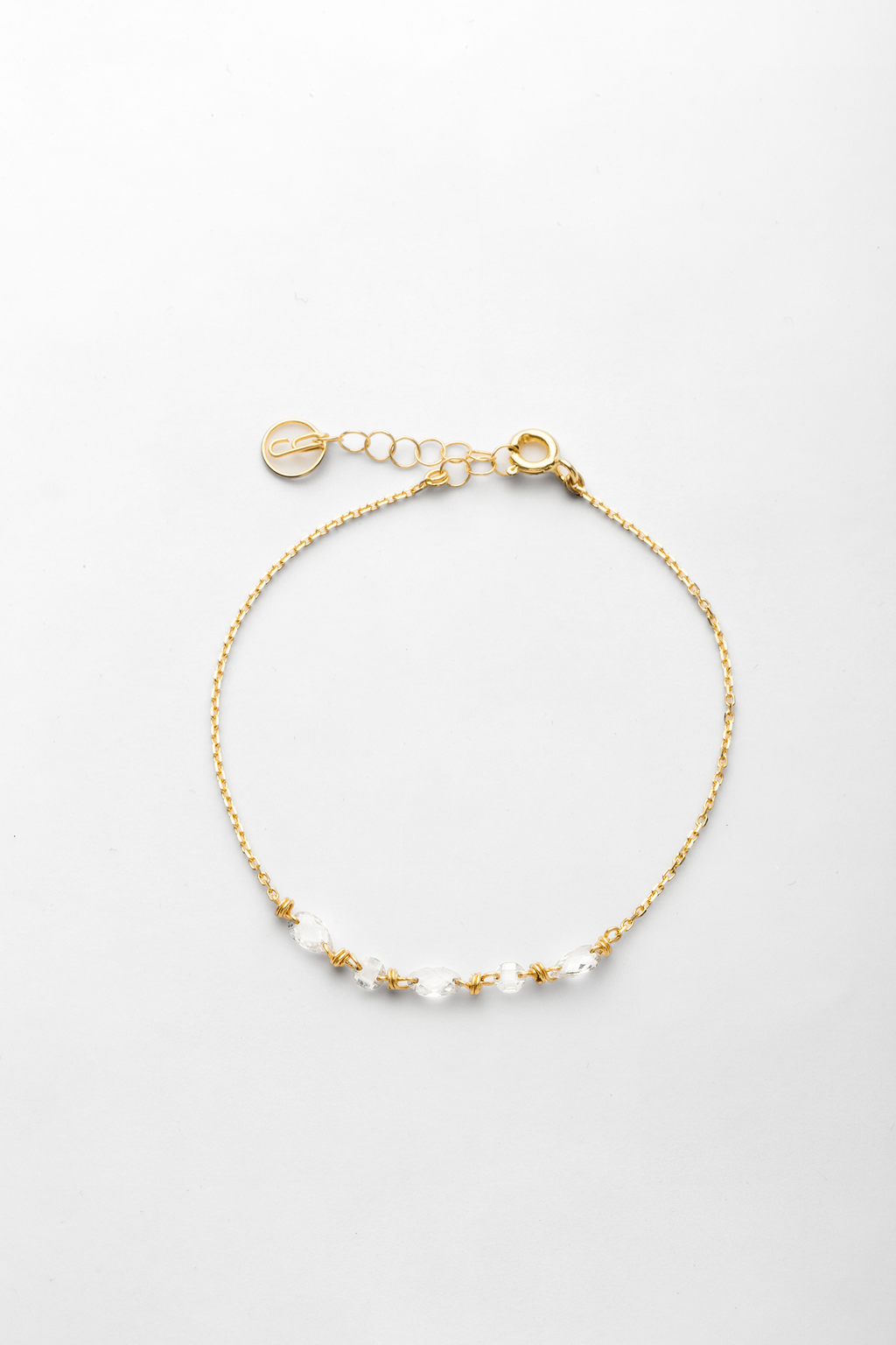 Riviera Bracelet - 18K Gold - White Diamond