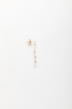 Riviera earrings - 750‰ Gold - White diamond