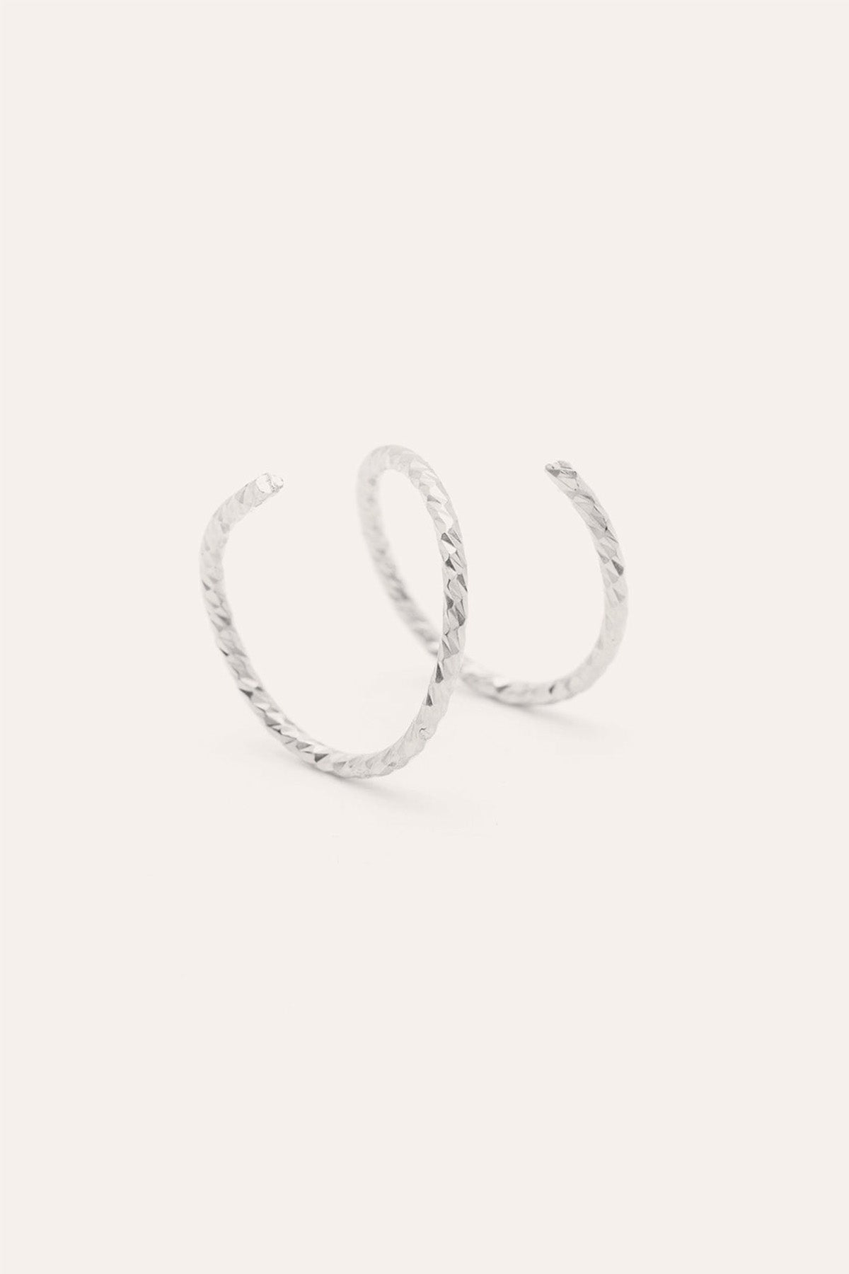 Double Ring Éclat - Silver