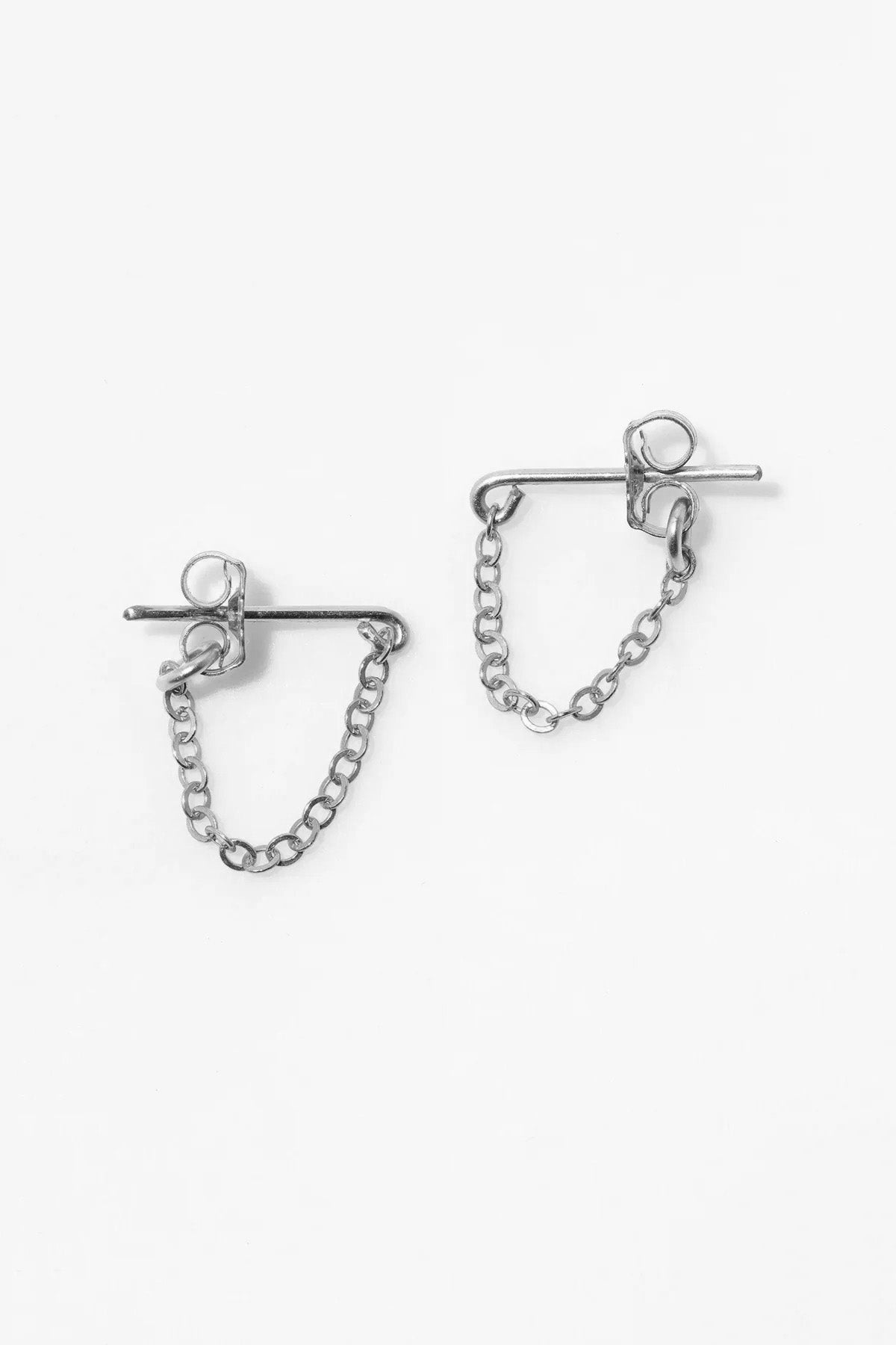 Chain earrings - Silver