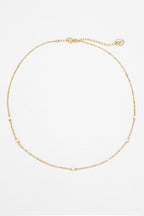 Satellite Necklace-Bracelet - Cultured pearls