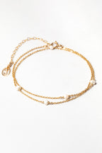 Satellite Necklace-Bracelet - Cultured pearls
