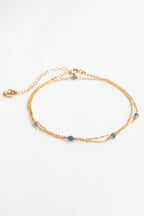 Satellite Bracelet-Necklace - Sapphire