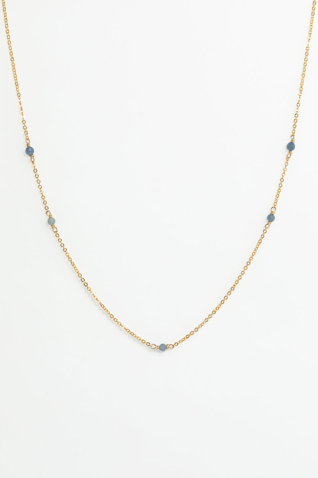 Satellite Bracelet-Necklace - Sapphire
