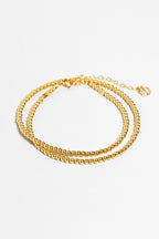 Double Queen Necklace-Bracelet - Gold