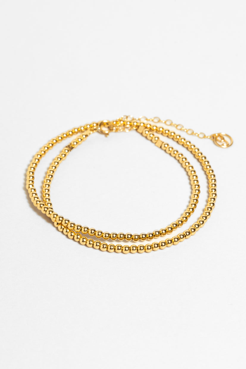 Double Queen Necklace-Bracelet - Gold