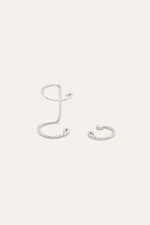 Ear cuff Éclat duo - Silver