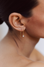 Stella multi-position earrings - Cultured pearls