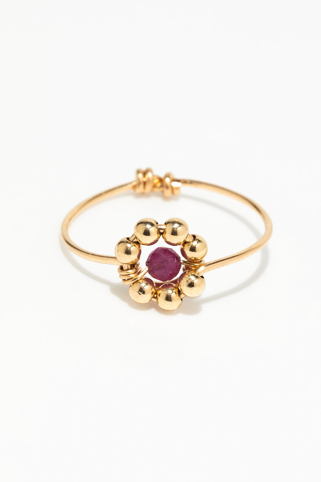 Daisy Ring - Ruby