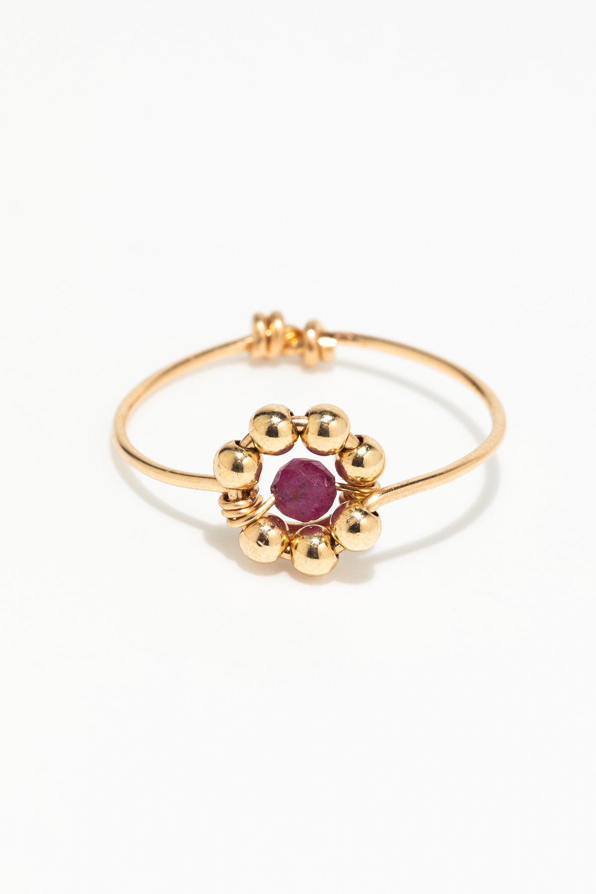 Daisy Ring - Ruby
