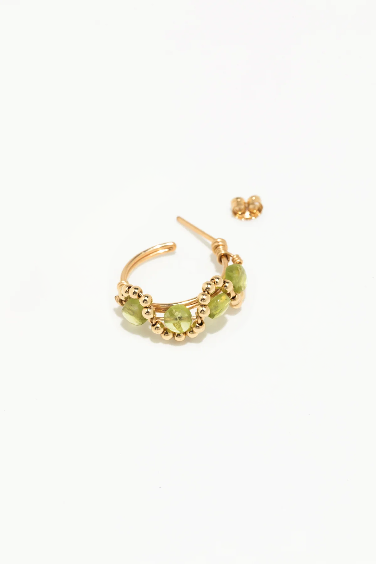 Mira Creoles - Peridot