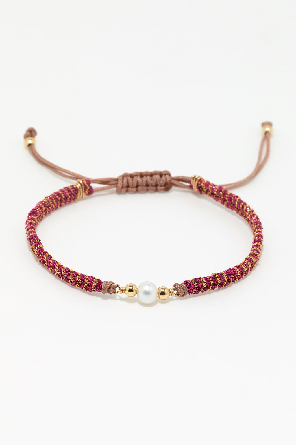 Vaiana cord bracelet - Cultured pearl