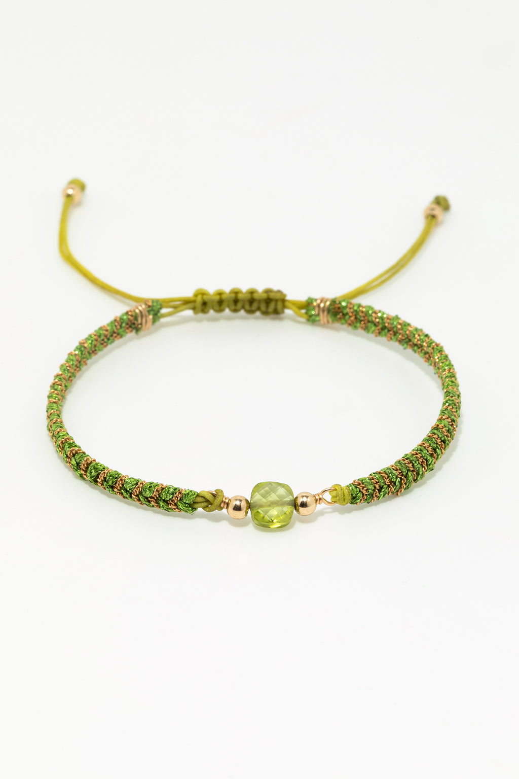 Vaiana cord bracelet - Peridot