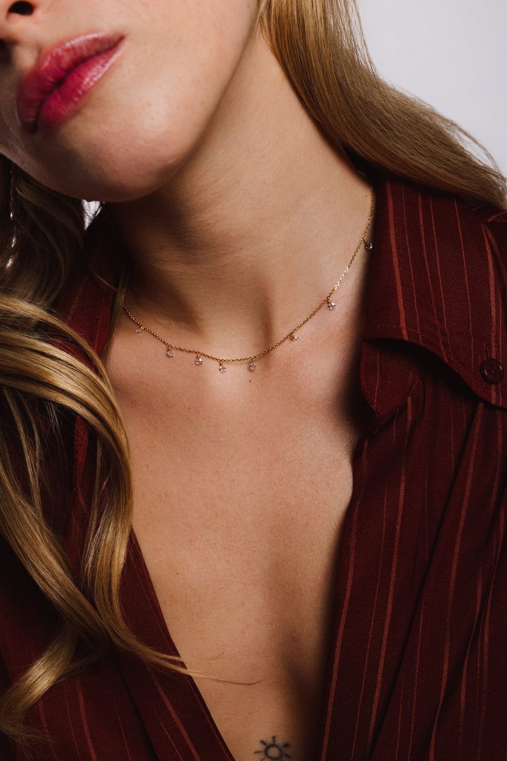 Eloïse Necklace – 750‰ Gold – White Diamond