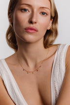 Sofia Necklace – 750‰ Gold – Multicolored Sapphire