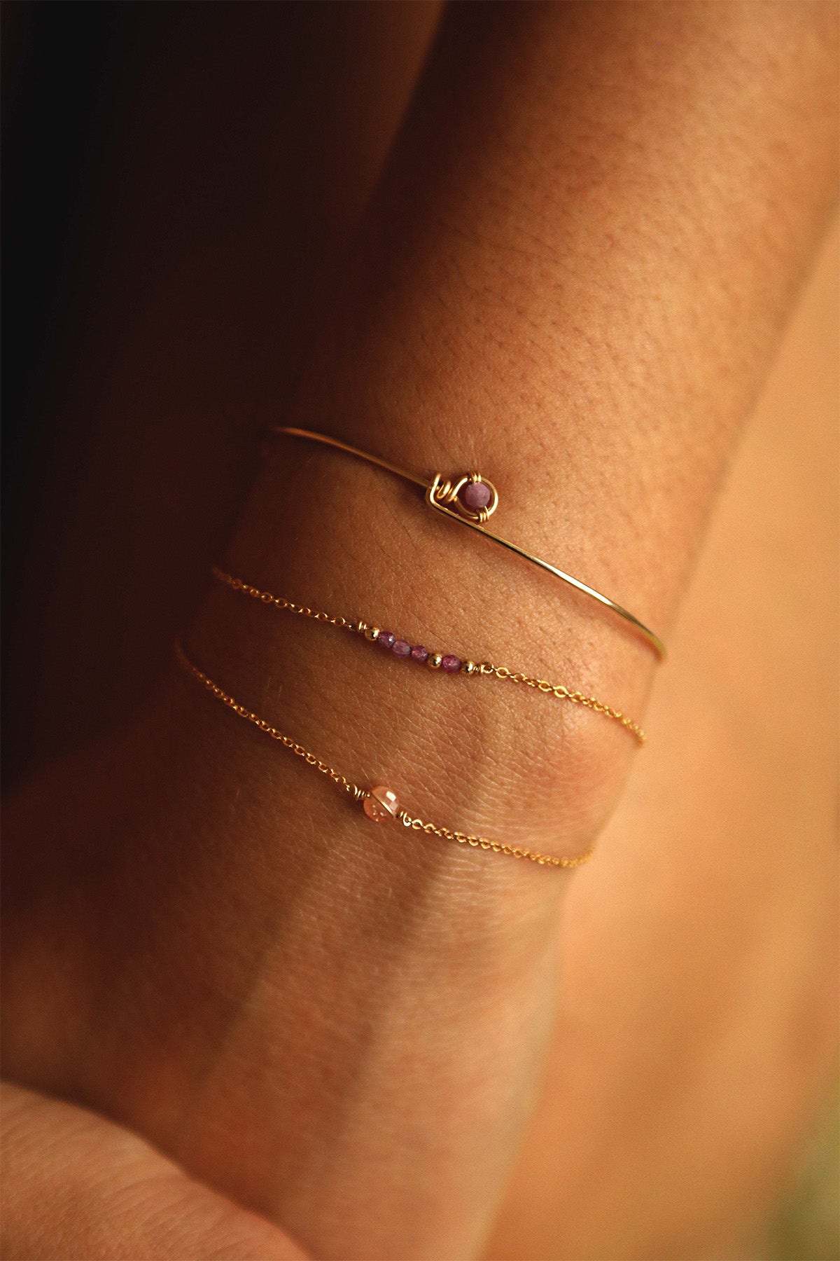 Théa Bracelet - Ruby