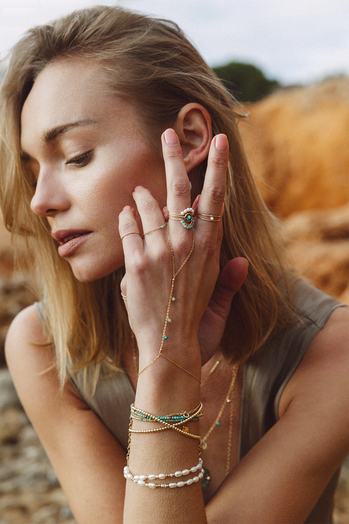 Swan Ring - Turquoise