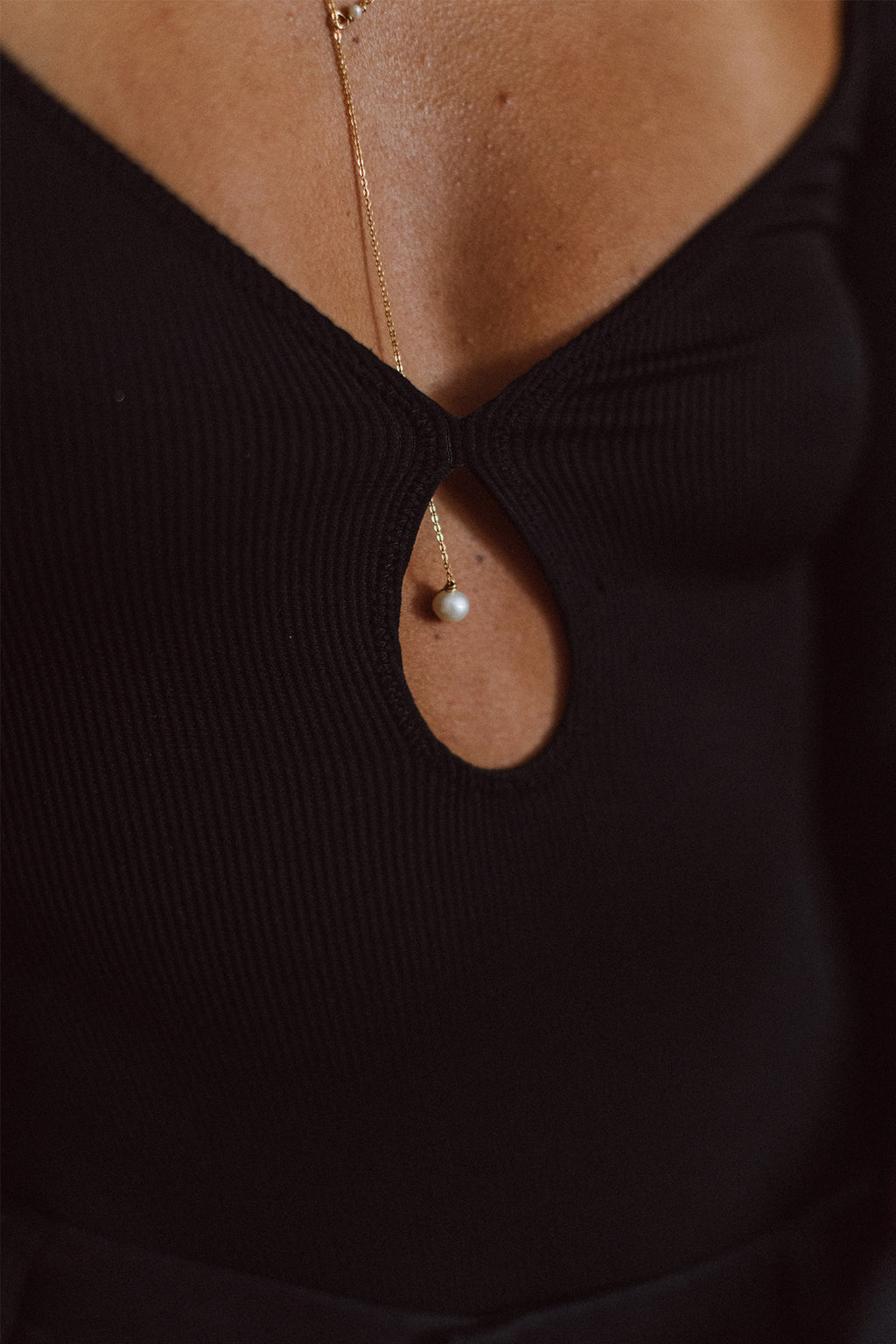Vice versa necklace - Cultured pearl
