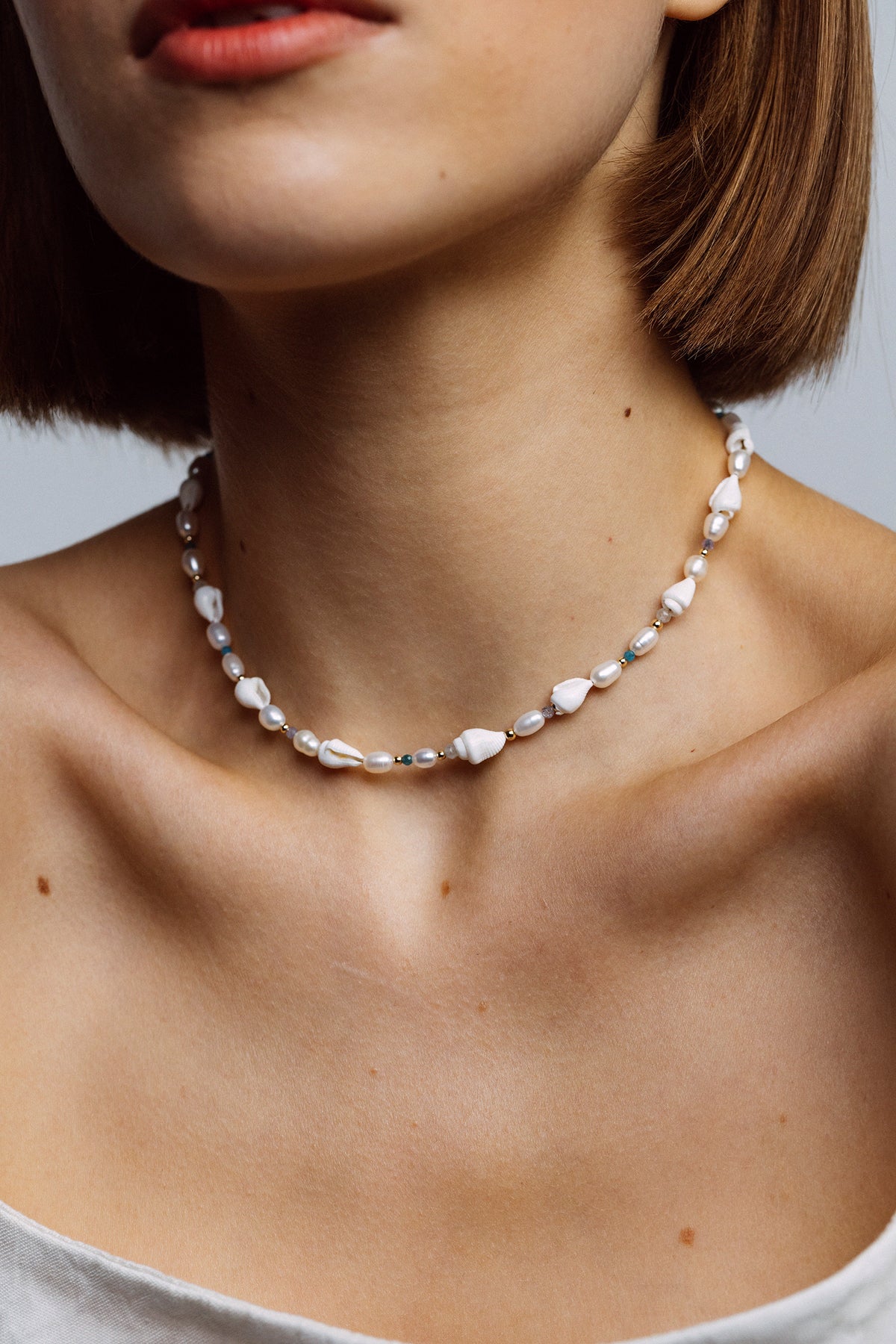 Venus Shell Necklace and Anklet Gift Set