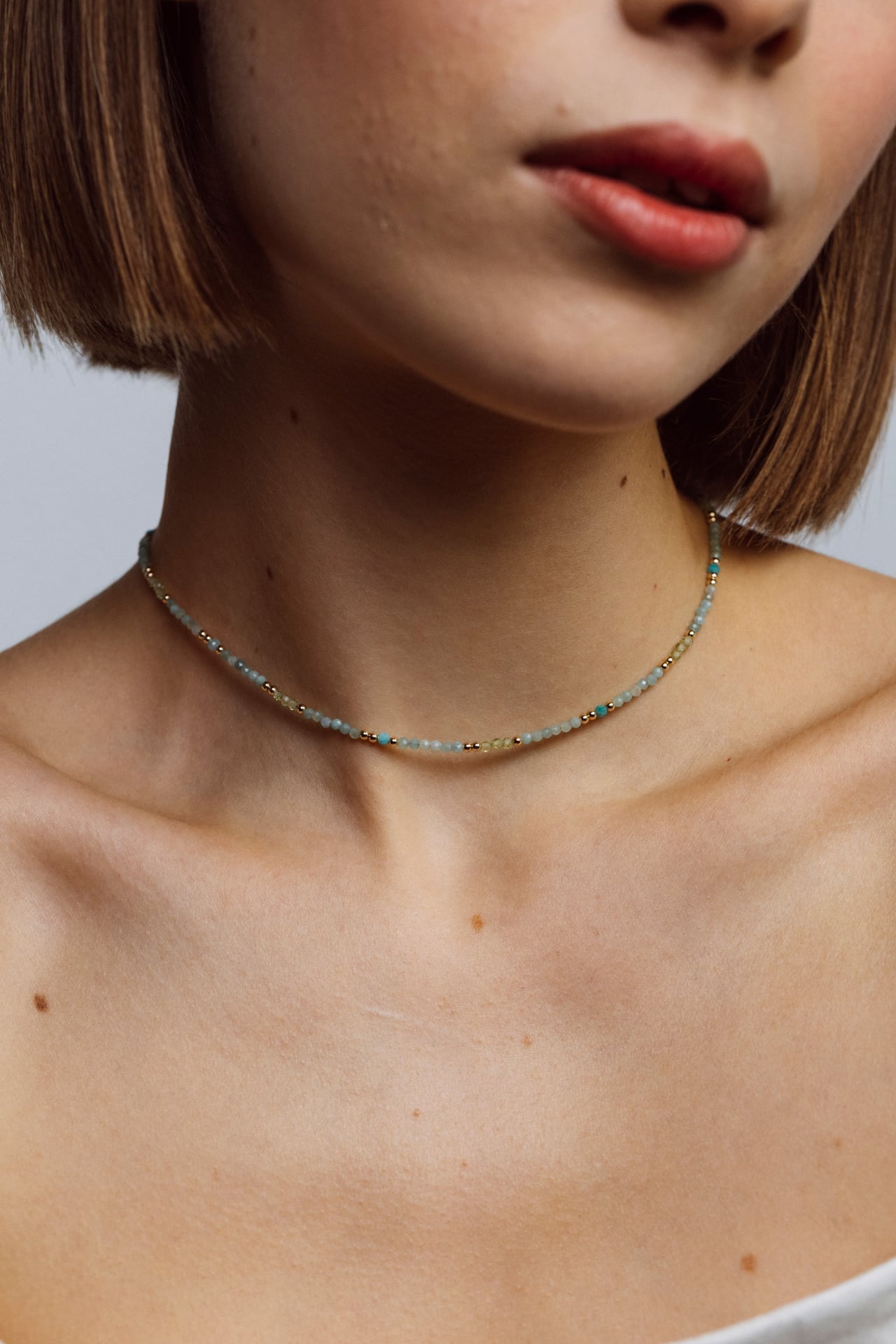 Bracelet - Queen Necklace - Mint Green